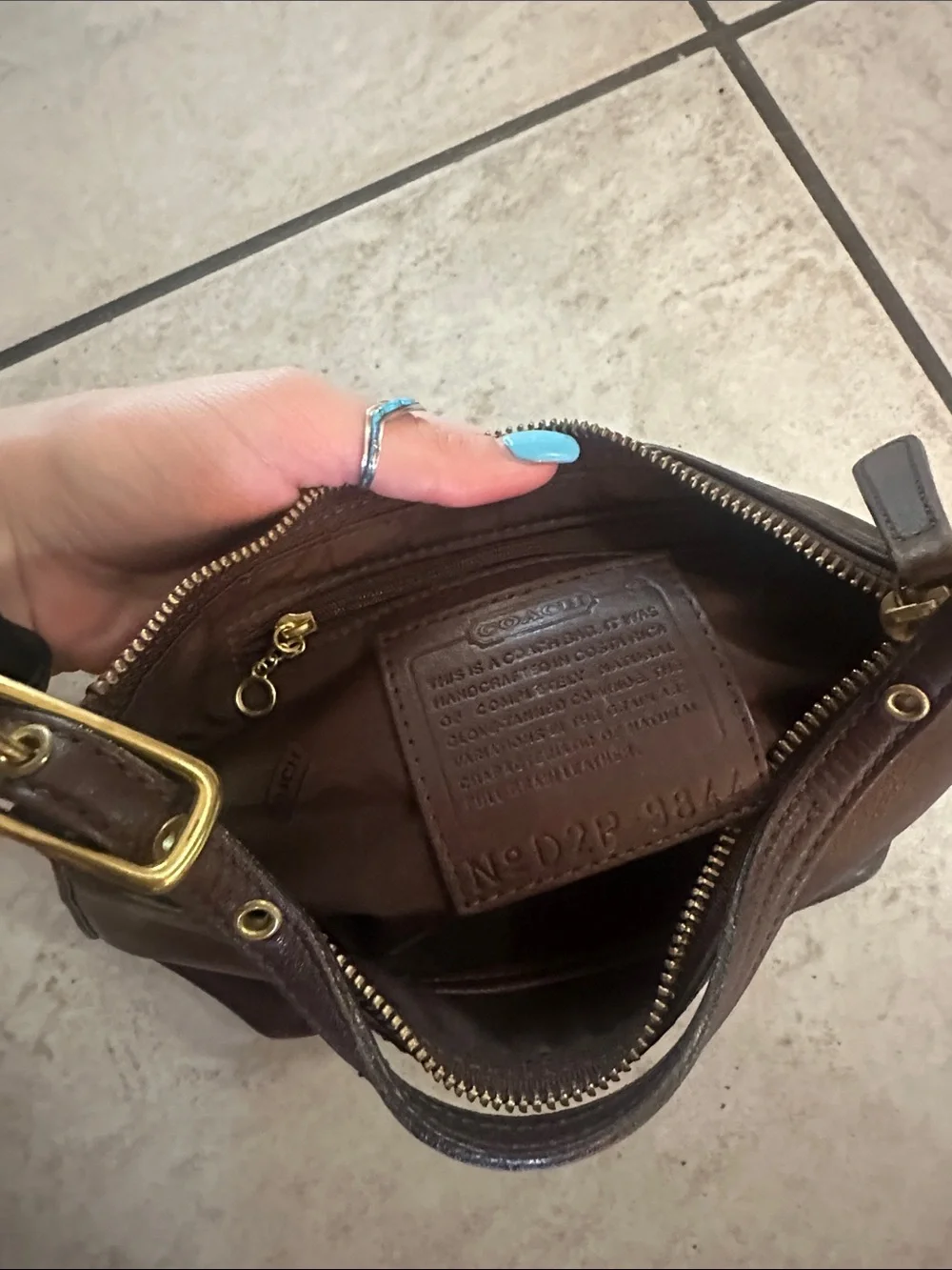 Coach‎ Vintage Legacy West Demi Pouch Bag 9844